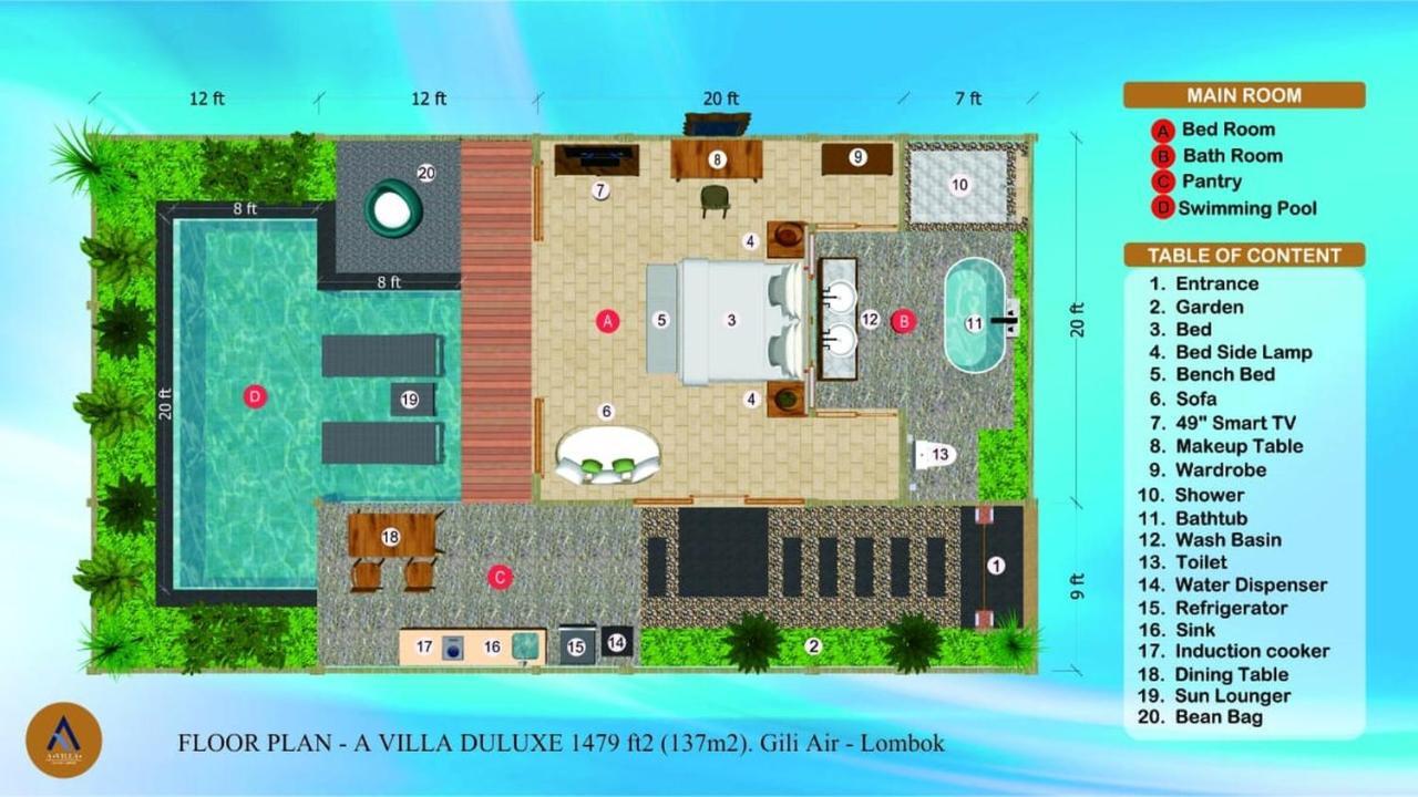 A Villa Gili Air Kültér fotó